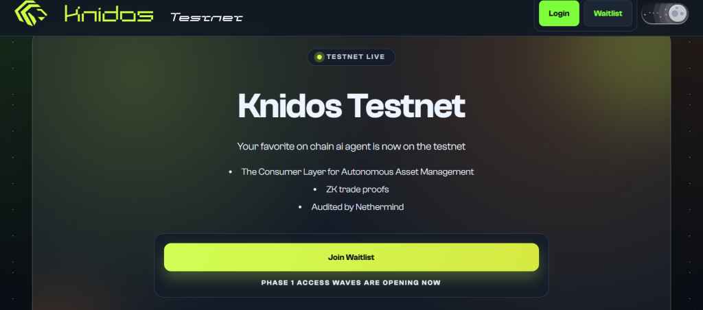Knidos testnet